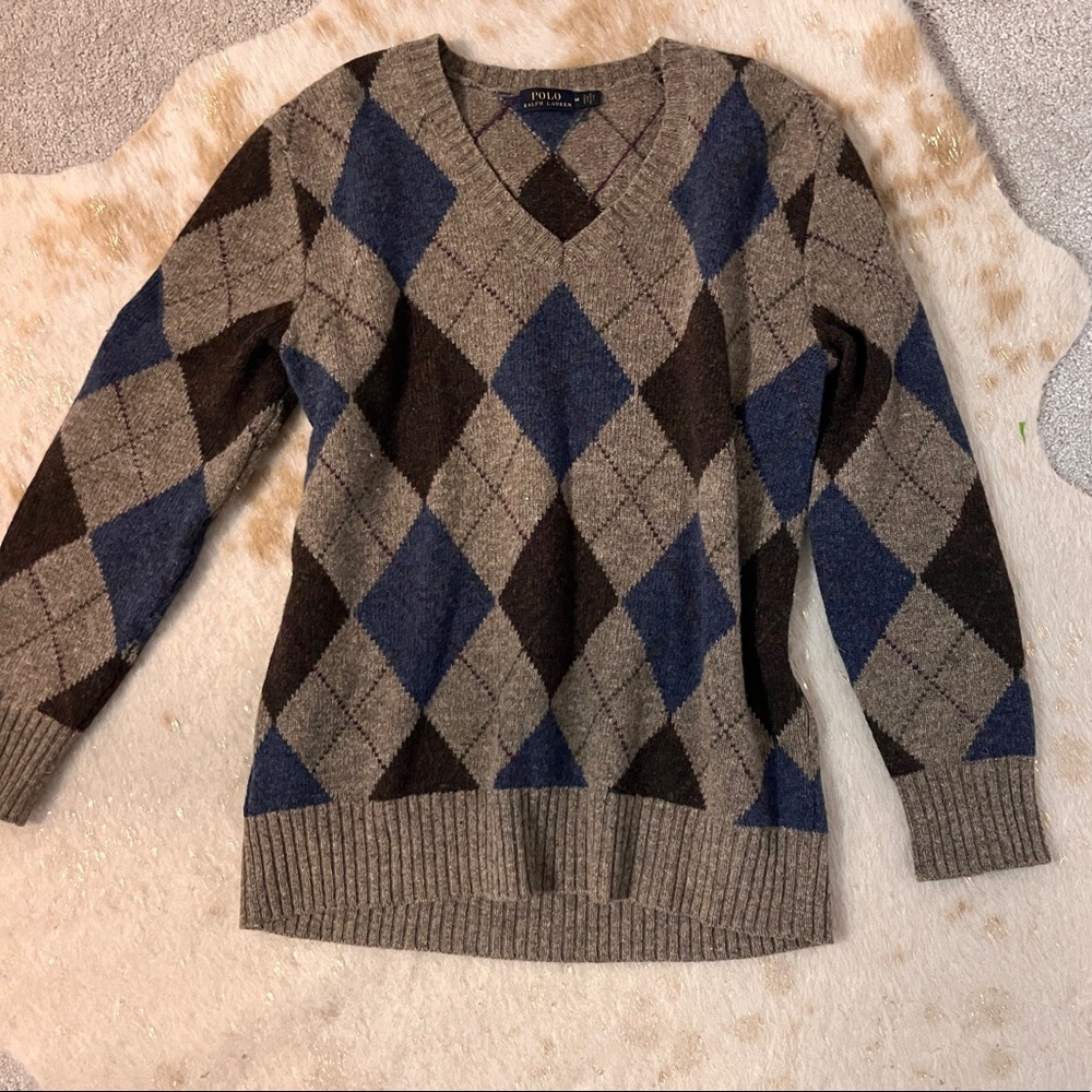 Ralph Lauren Wool V-Neck Sweater